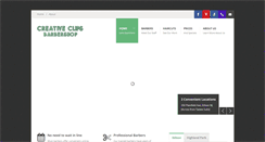 Desktop Screenshot of creativeclipsbarbershop.com