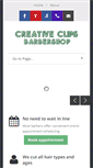 Mobile Screenshot of creativeclipsbarbershop.com